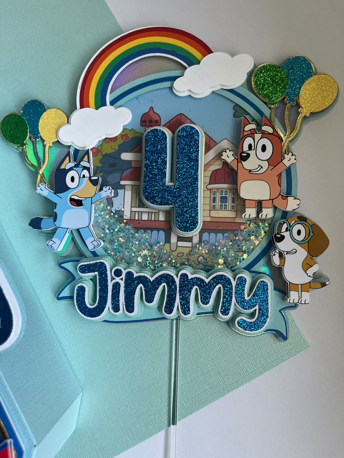 SET BLUEY: CT & 3D LETTER