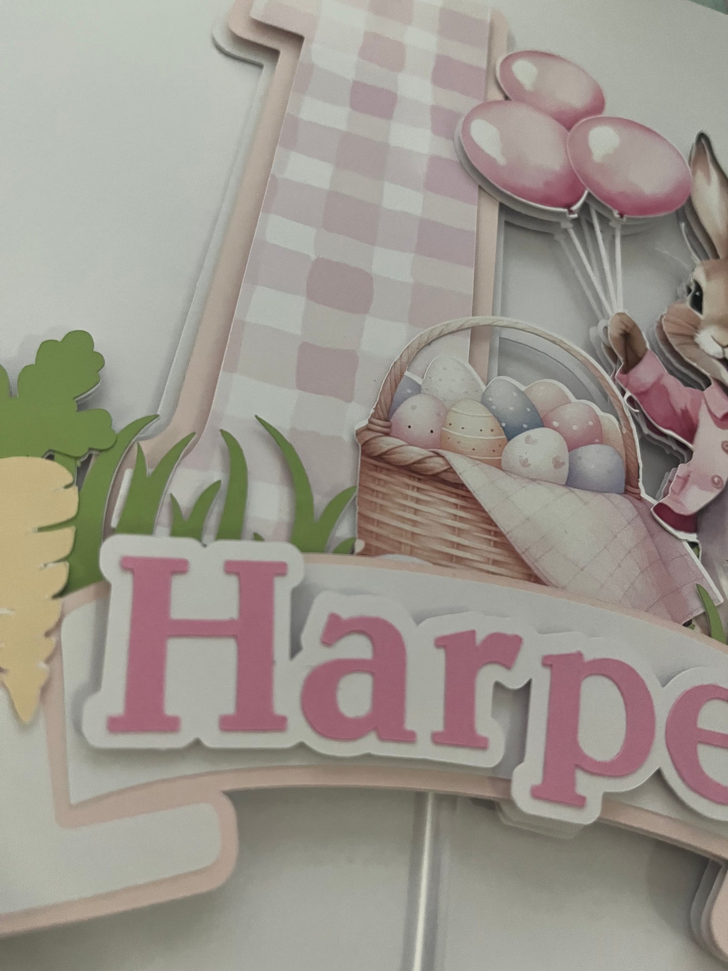 Peter Rabbit Cake Topper