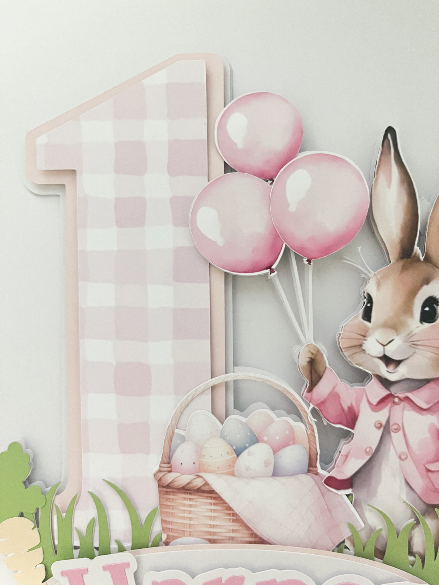 Peter Rabbit Cake Topper