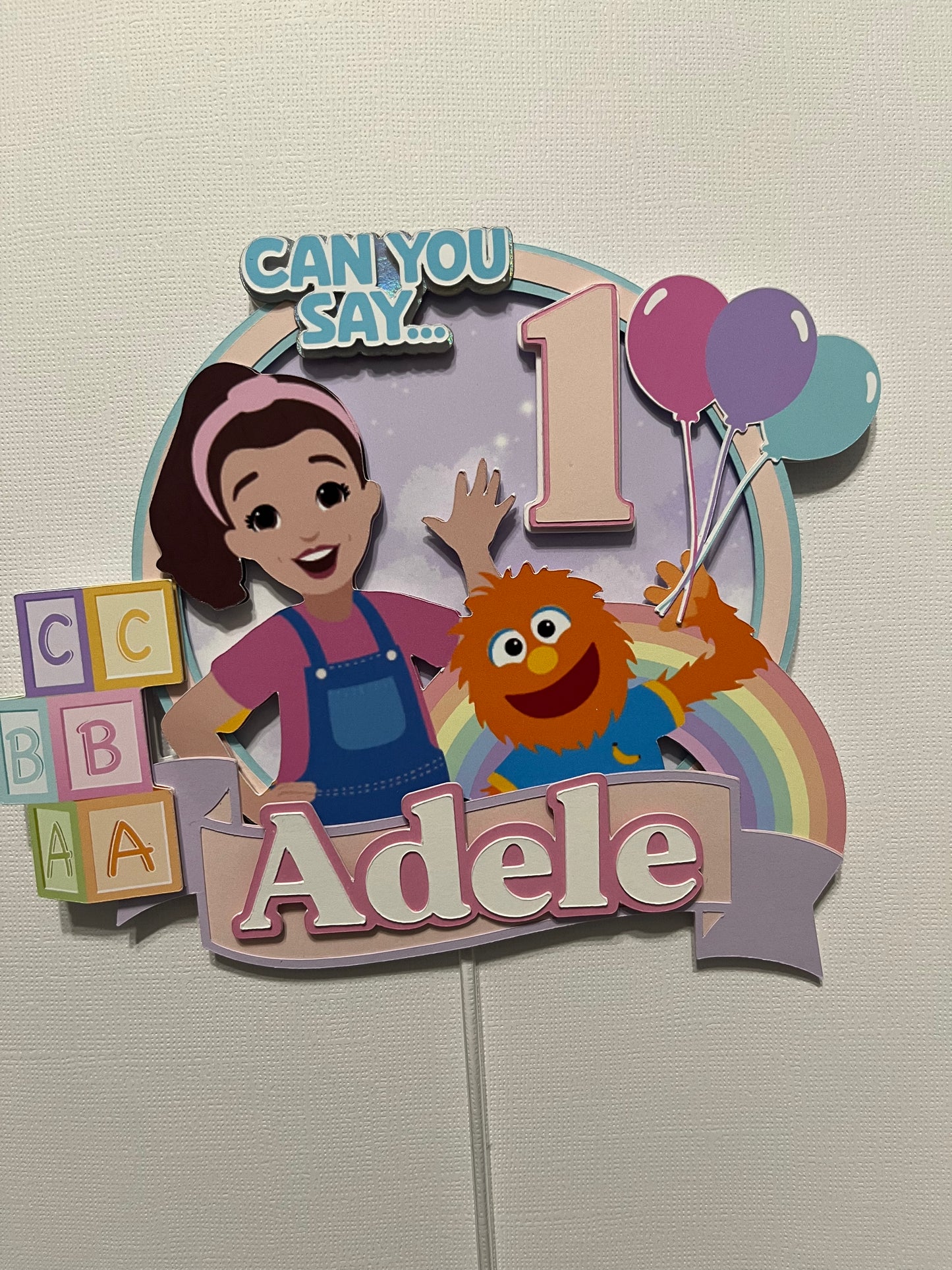 Ms Rachel Cake Topper