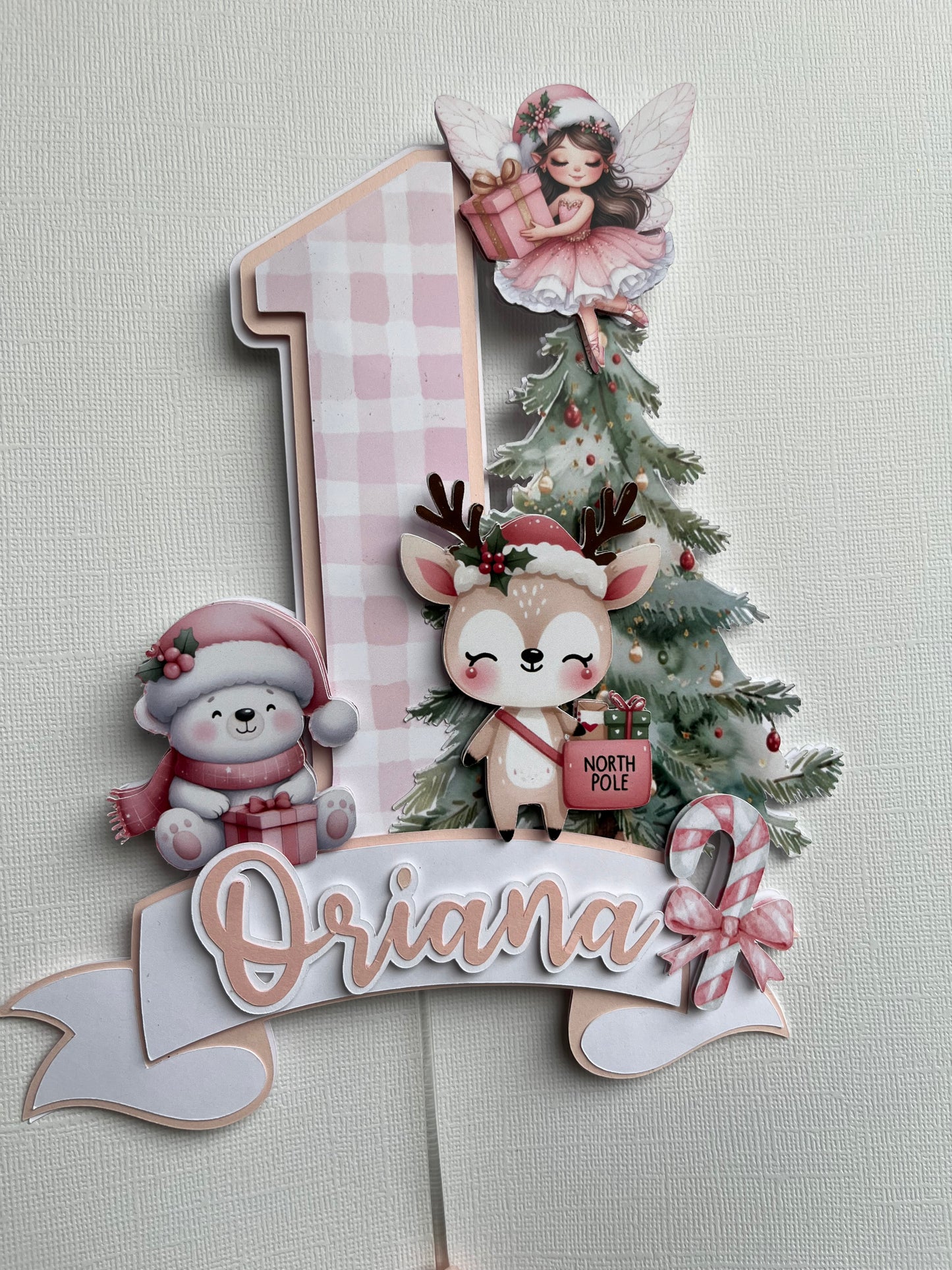 Oh what fun Cake Topper