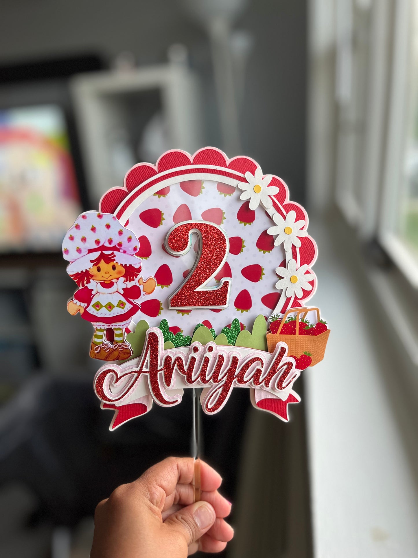 Strawberry Cake Topper