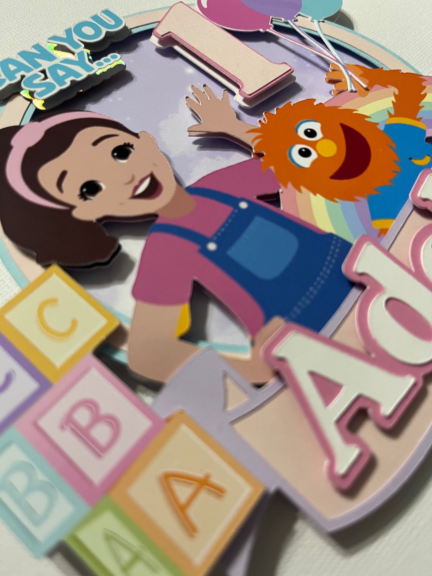 Ms Rachel Cake Topper