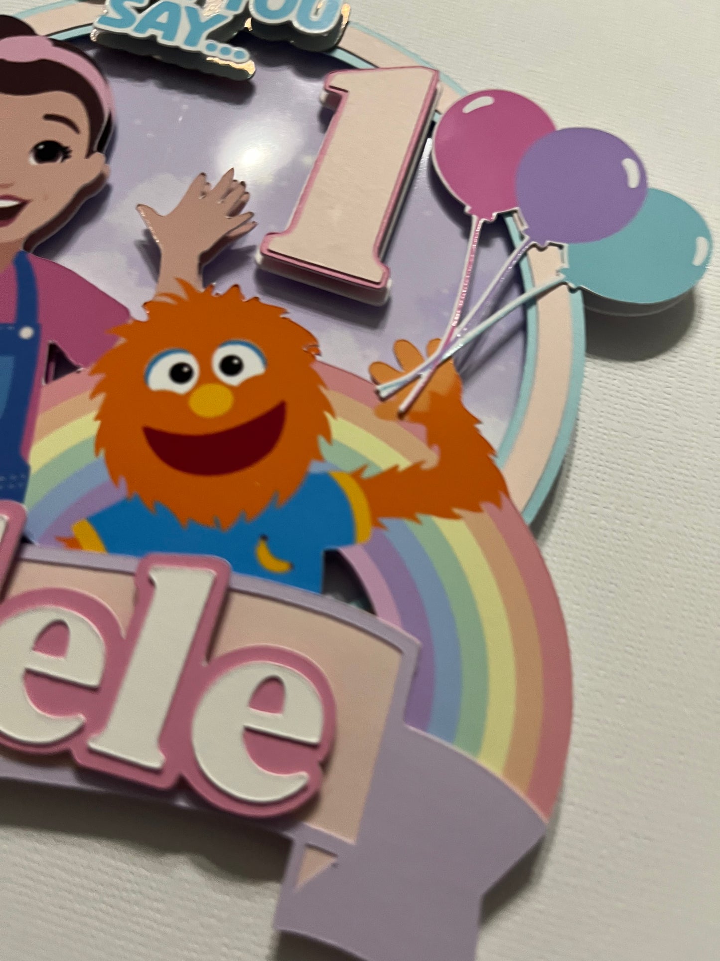 Ms Rachel Cake Topper