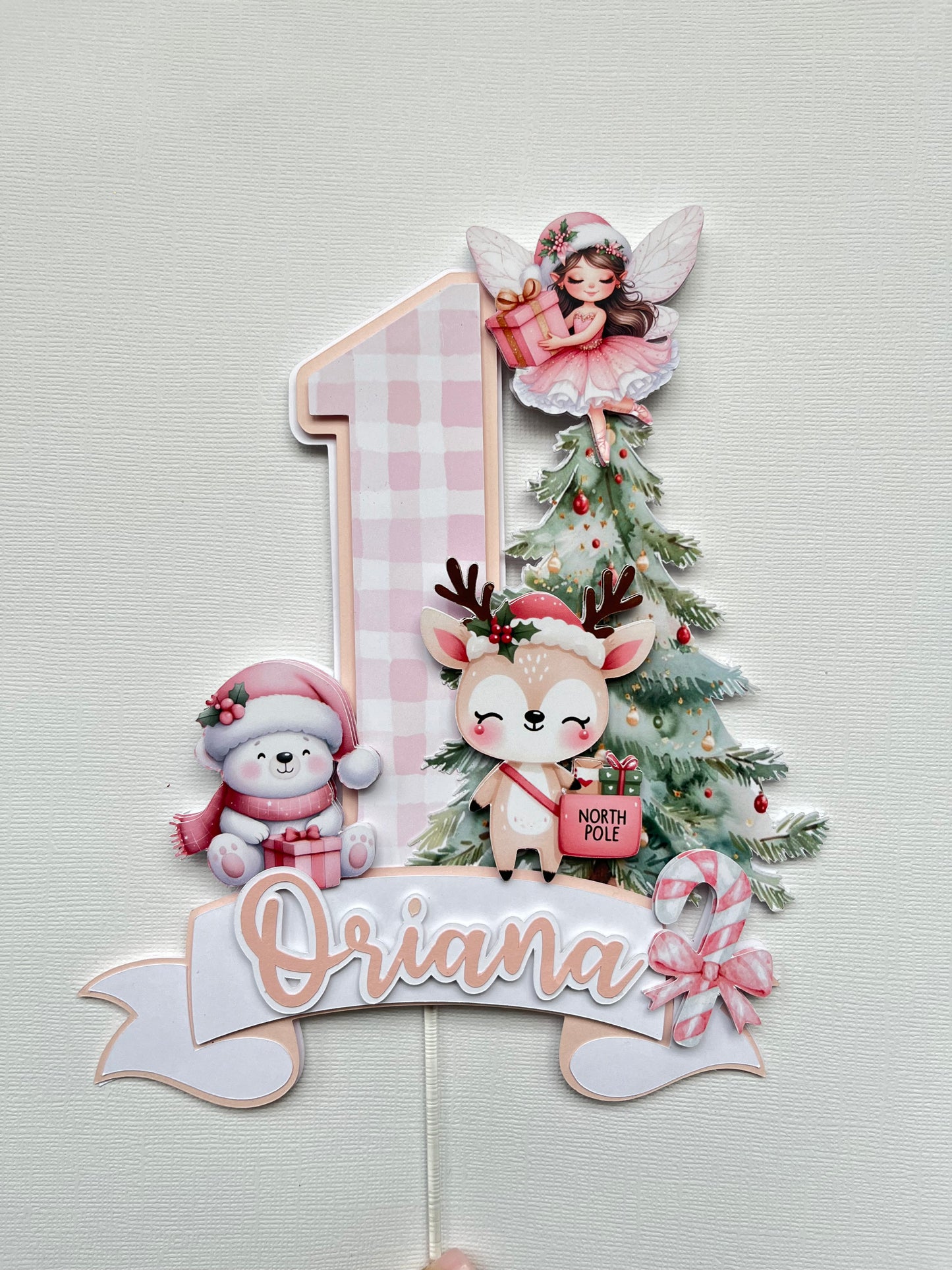 Oh what fun Cake Topper