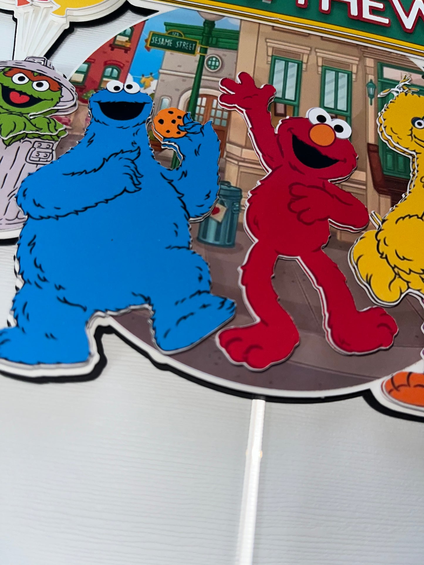 Sesame Place Cake Topper