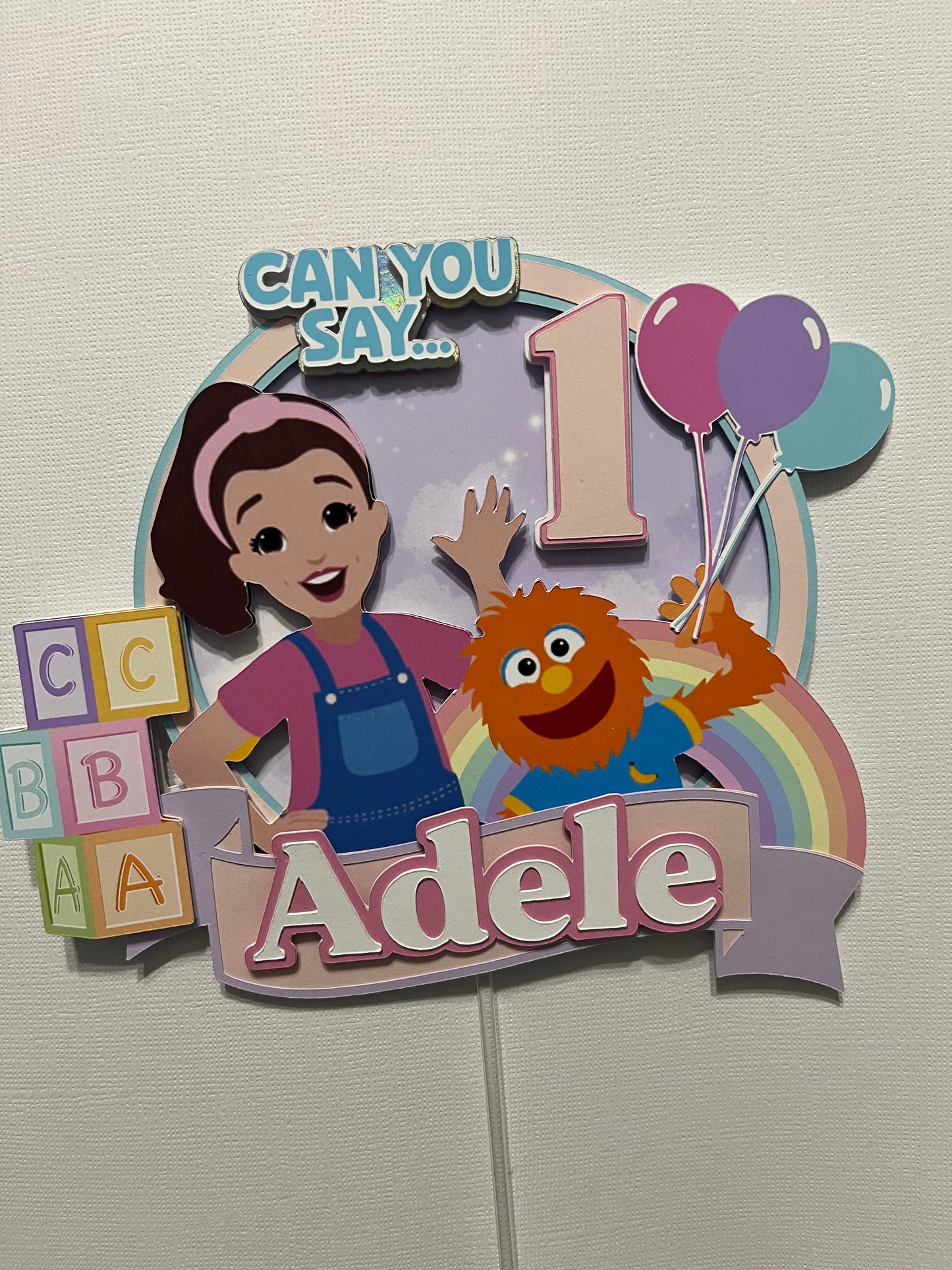 Ms Rachel Cake Topper