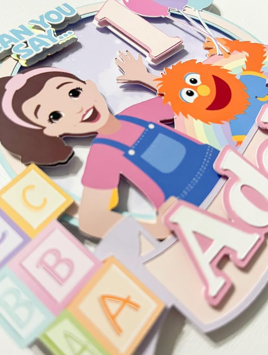 Ms Rachel Cake Topper