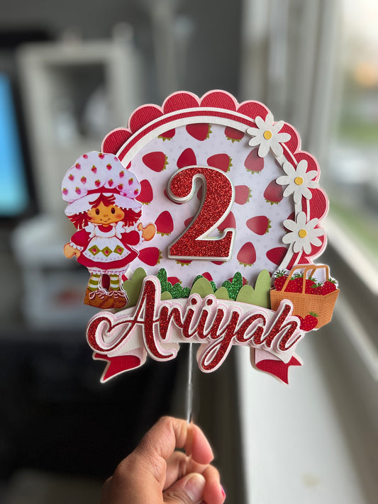 Strawberry Cake Topper
