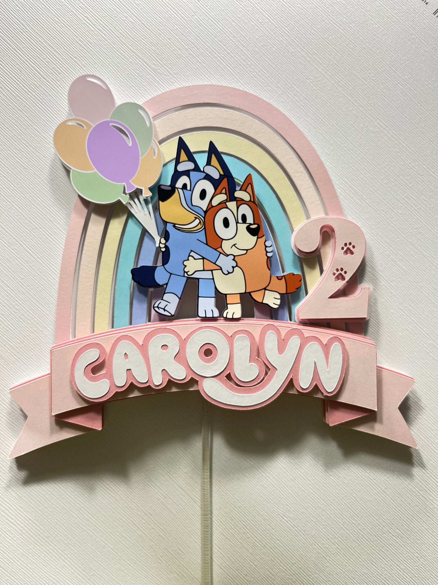 Bluey Cake Topper