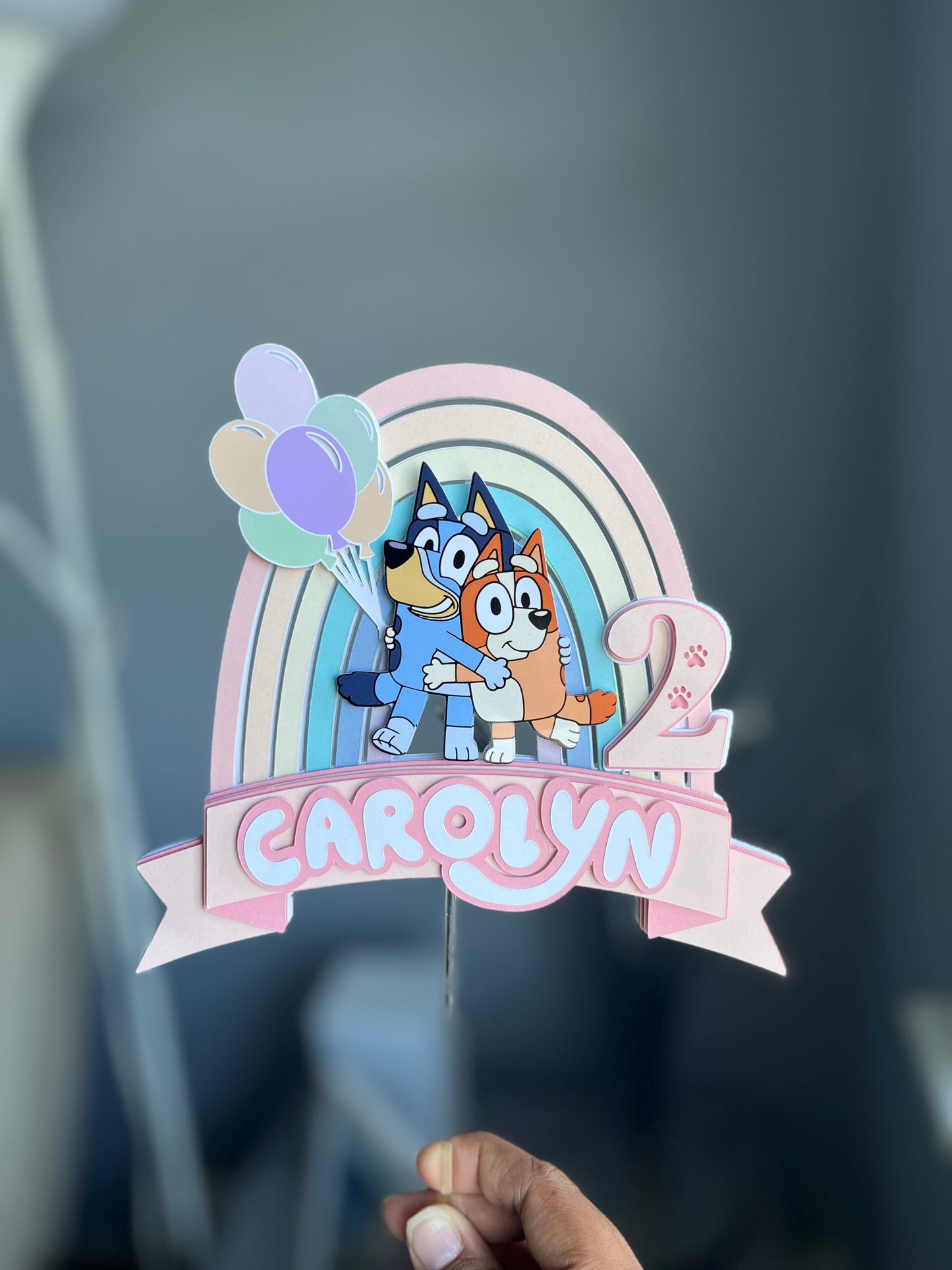 Bluey Cake Topper
