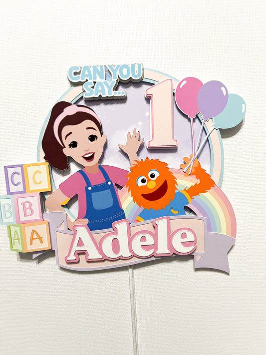 Ms Rachel Cake Topper