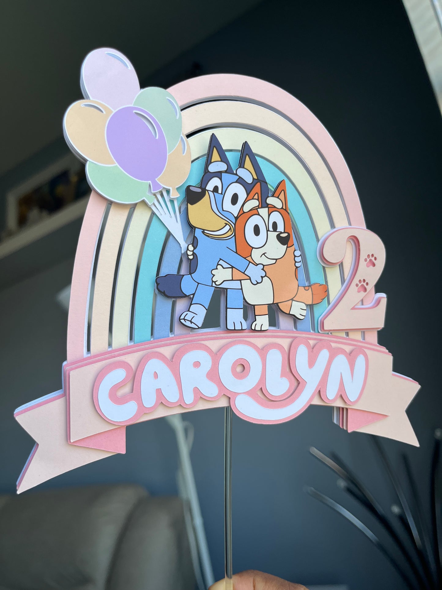 Bluey Cake Topper