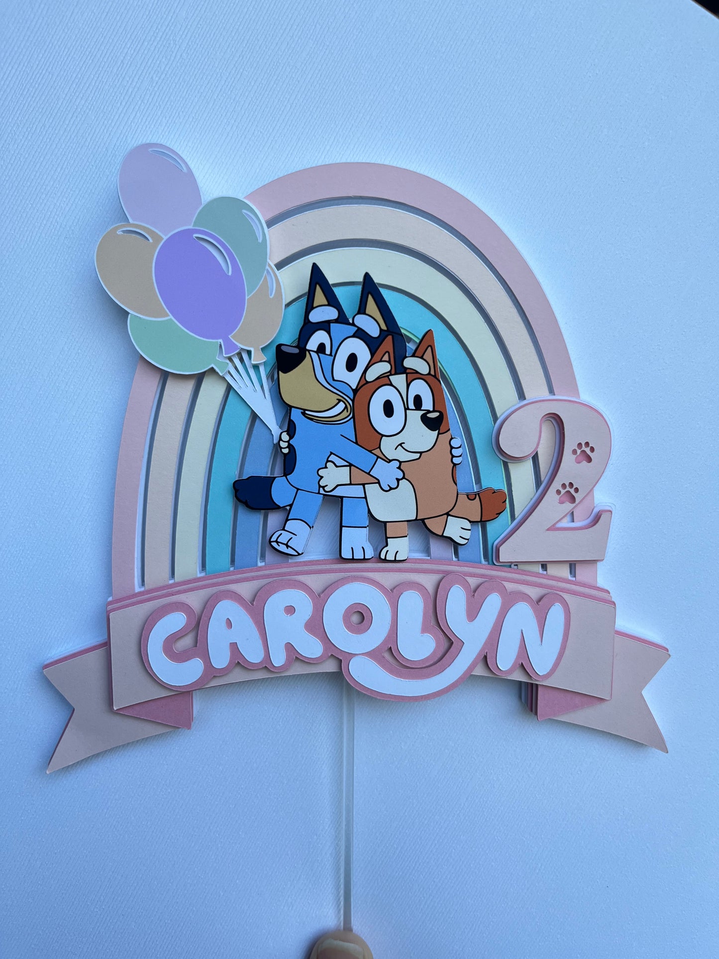 Bluey Cake Topper