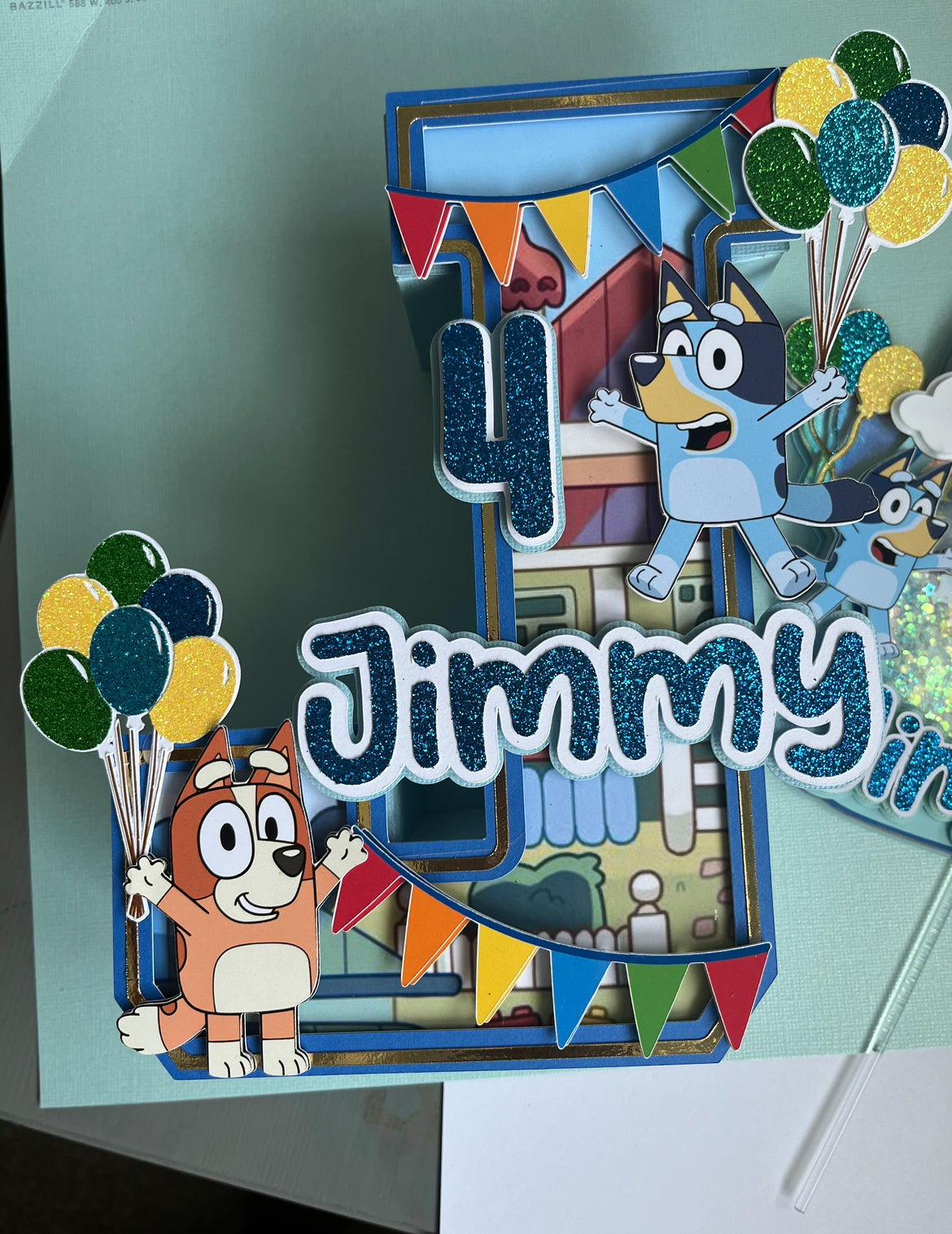 SET BLUEY: CT & 3D LETTER