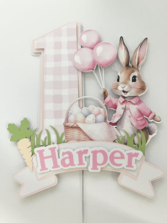 Peter Rabbit Cake Topper