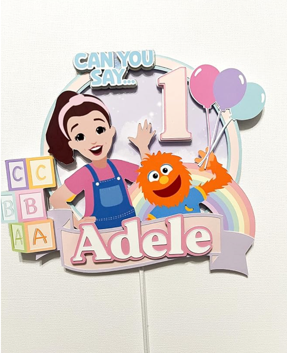 Ms Rachel Cake Topper